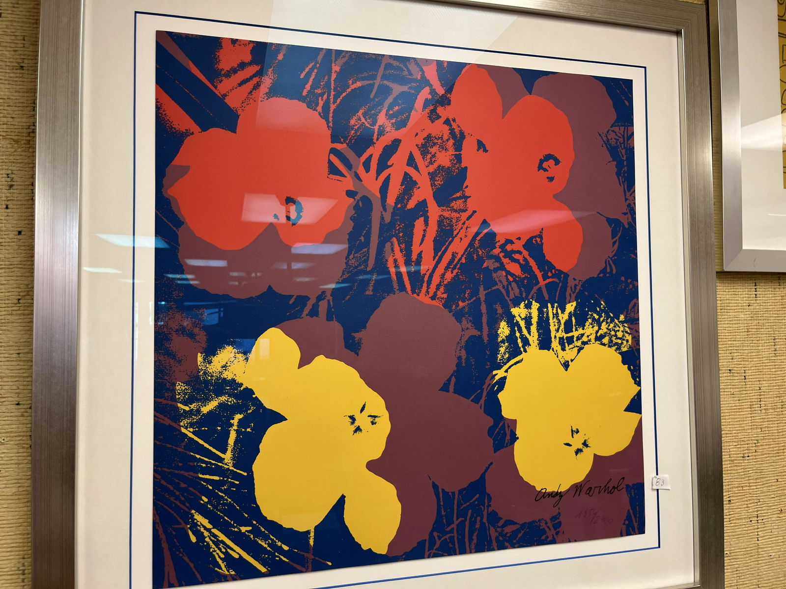 Andy Warhol Print 'Floral' (1 of 2)