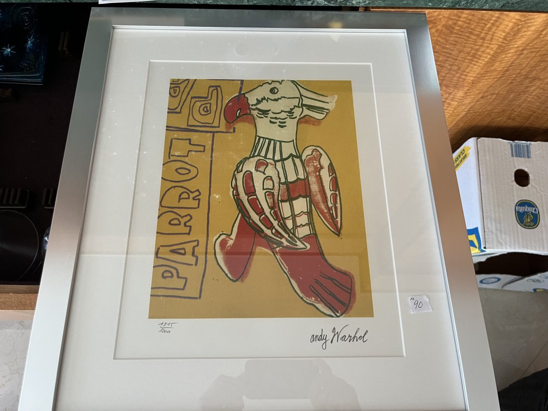 Andy Warhol Litho 'Bird' (1 of 2)