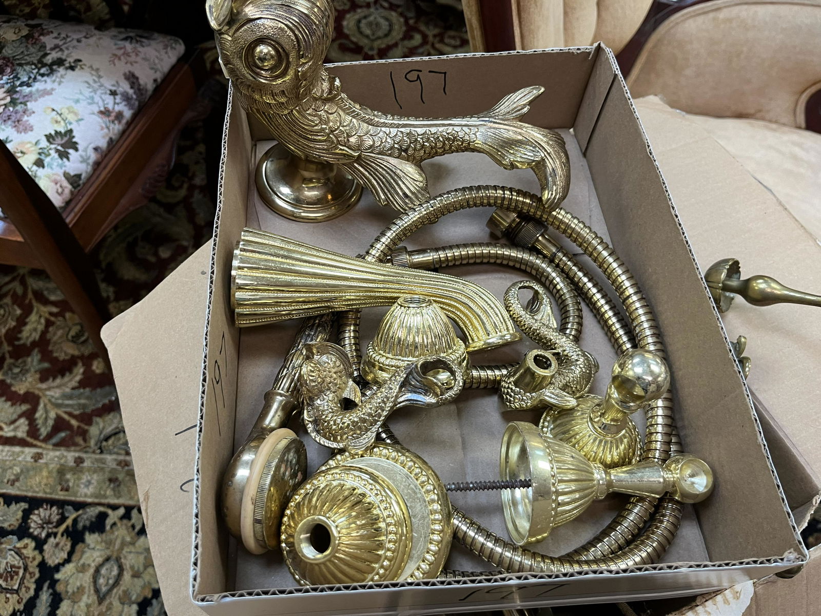 Box Lot, Brass Fixtures (1 of 2)