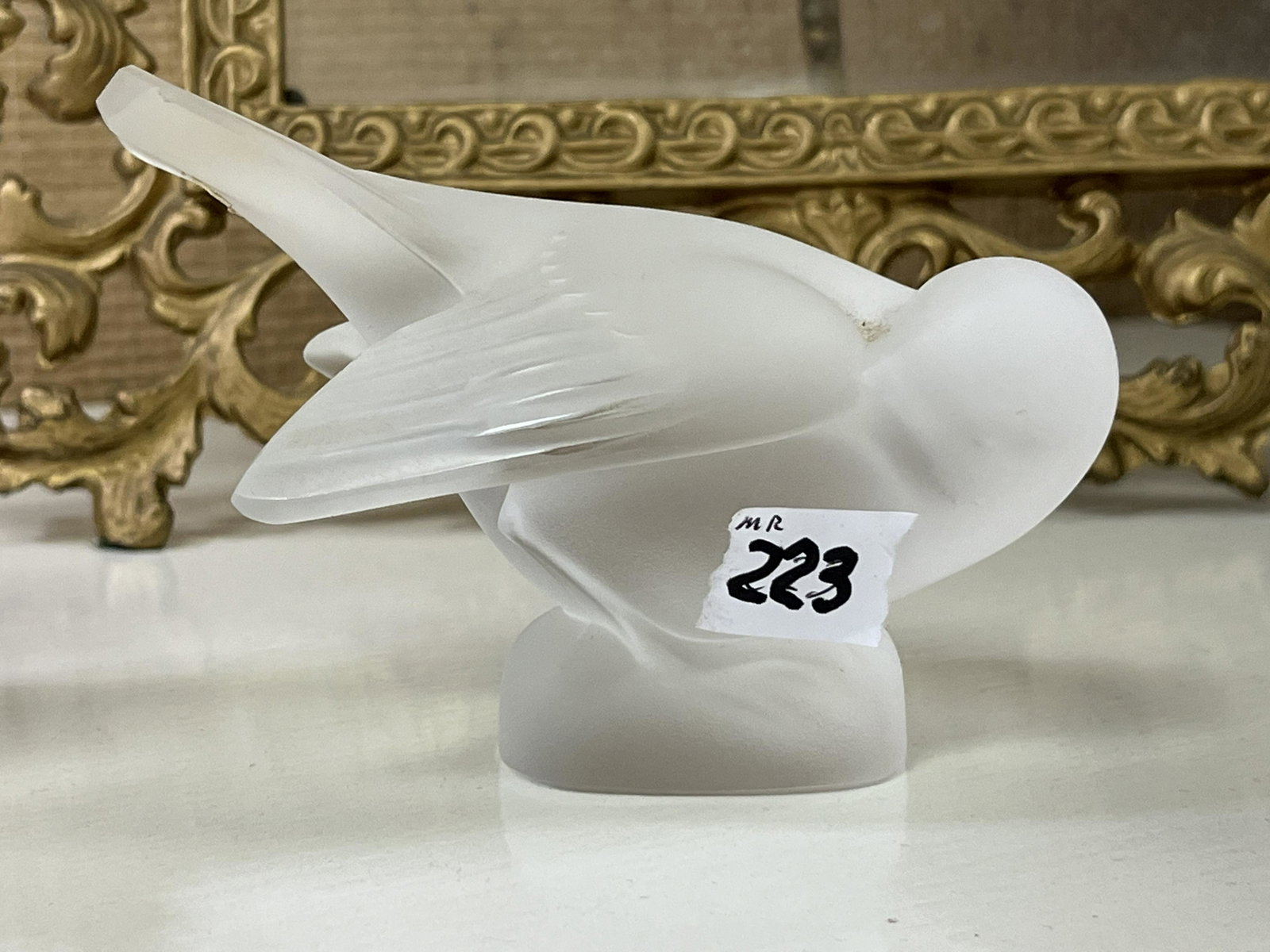 Lalique 3" Dove: Lalique 3" Dove