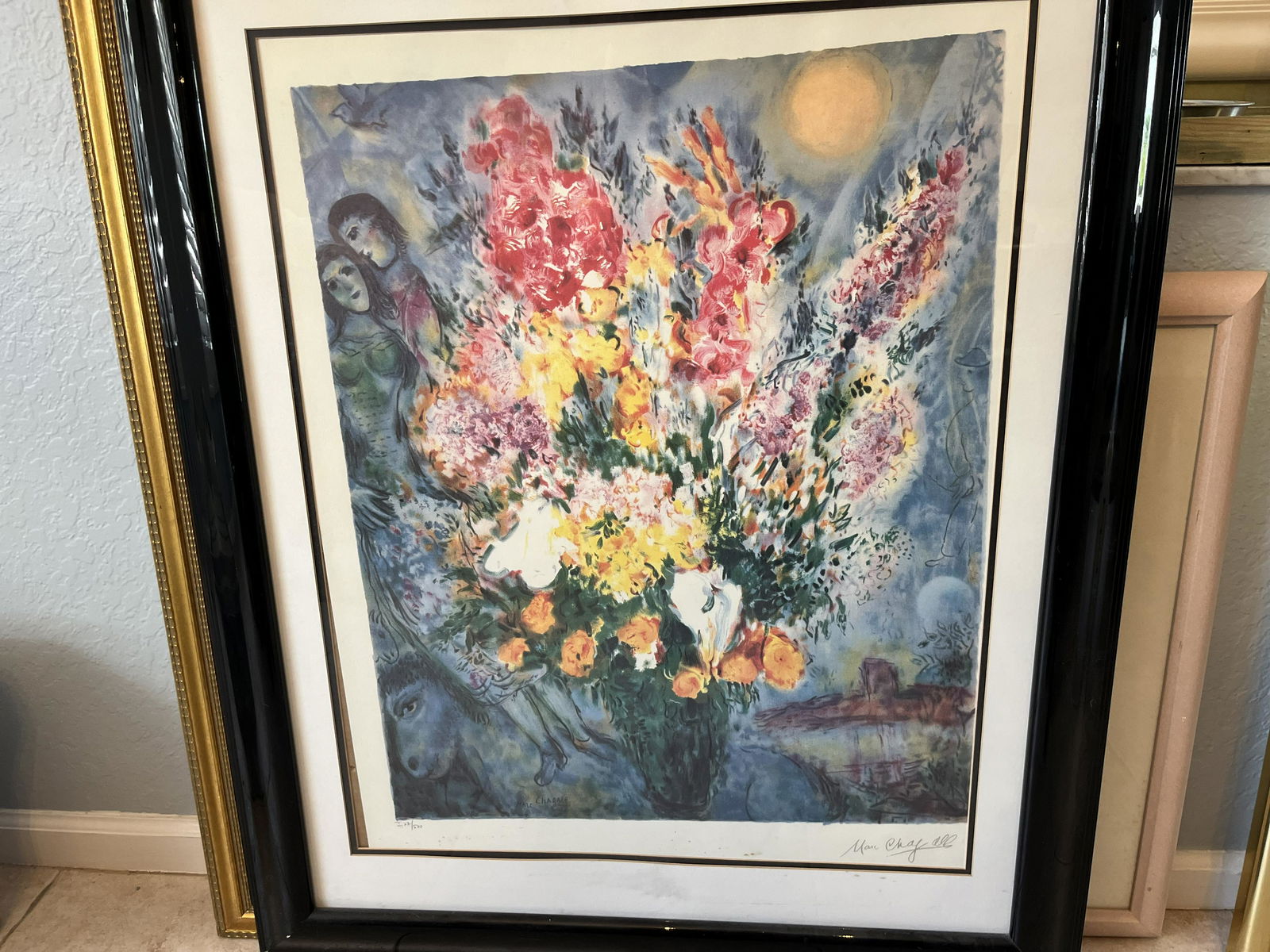 Marc Chagall Print 'Floral' (1 of 2)