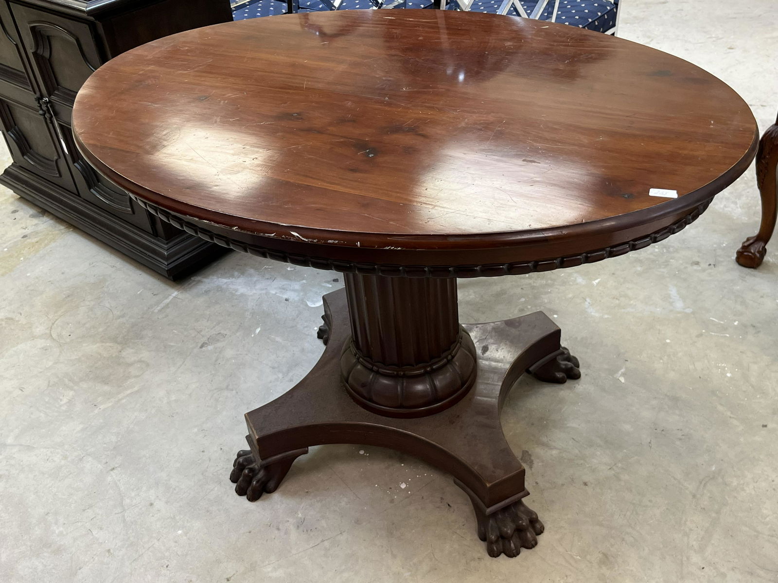 French Rosewood Oval Parlor Table (1 of 3)