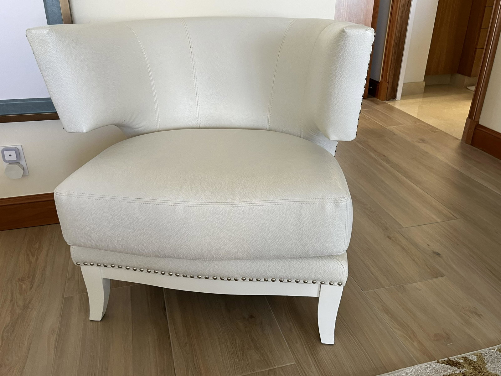 Arm Chair White by Armen Art (1 of 3)