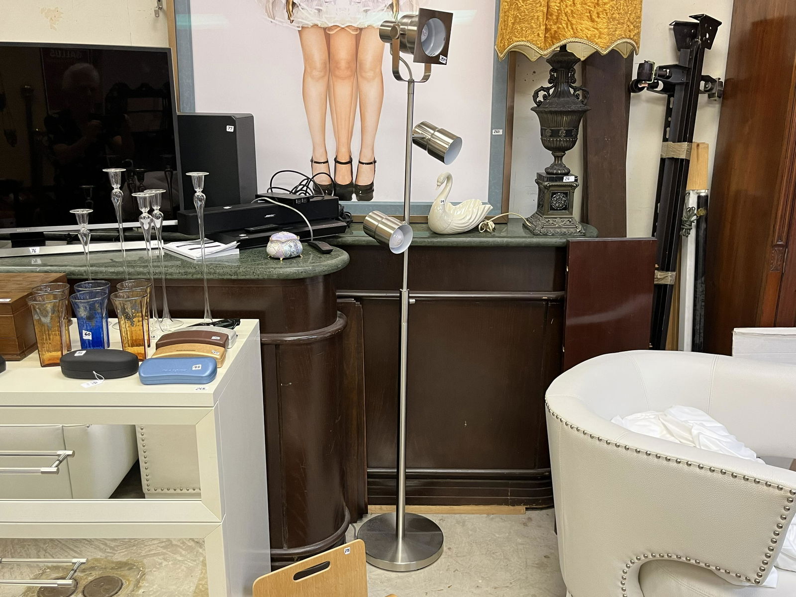 Floor Lamp, S/S (1 of 4)