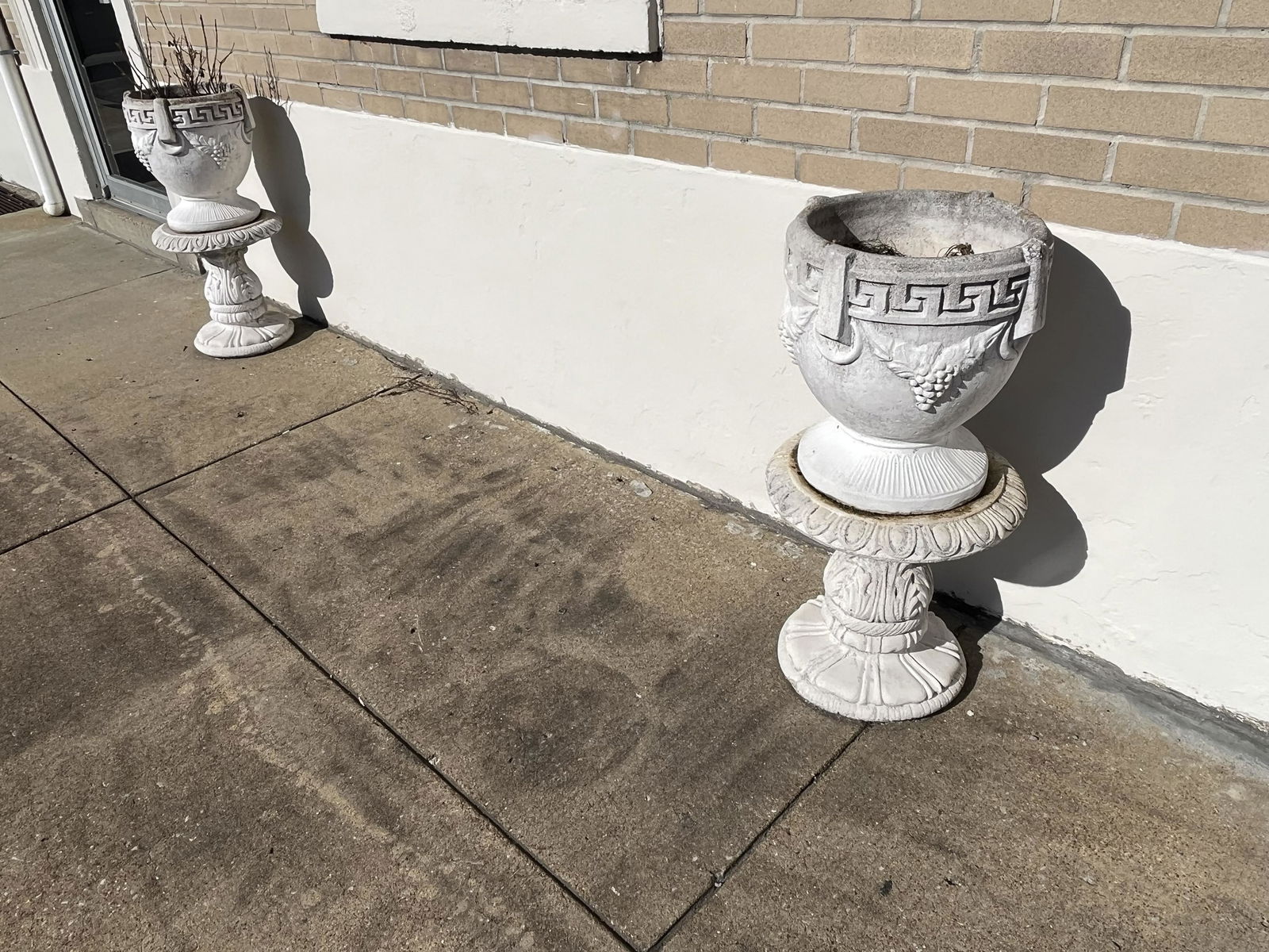 2-Concrete Planters/Pedestals (1 of 3)