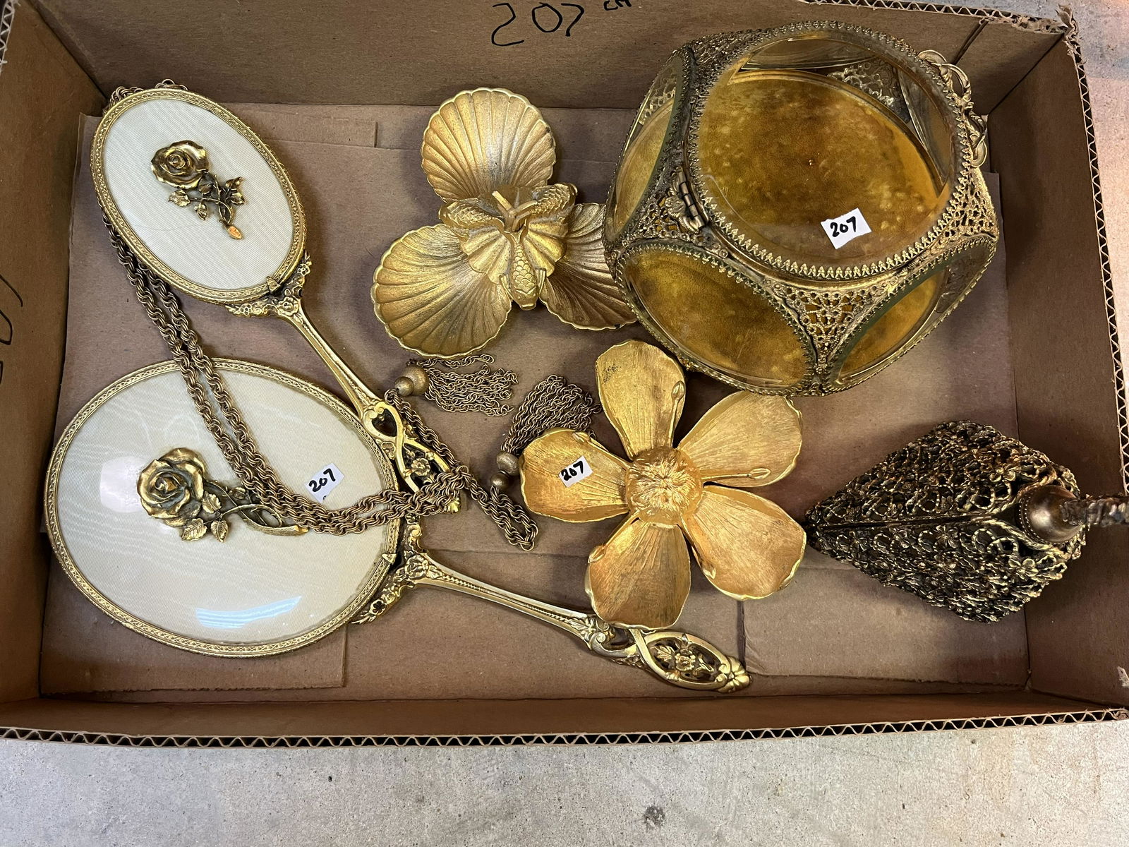 Box Lot, Jew.BX Mirror.. (1 of 5)