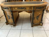 Desk, French Empire Double Pedestal