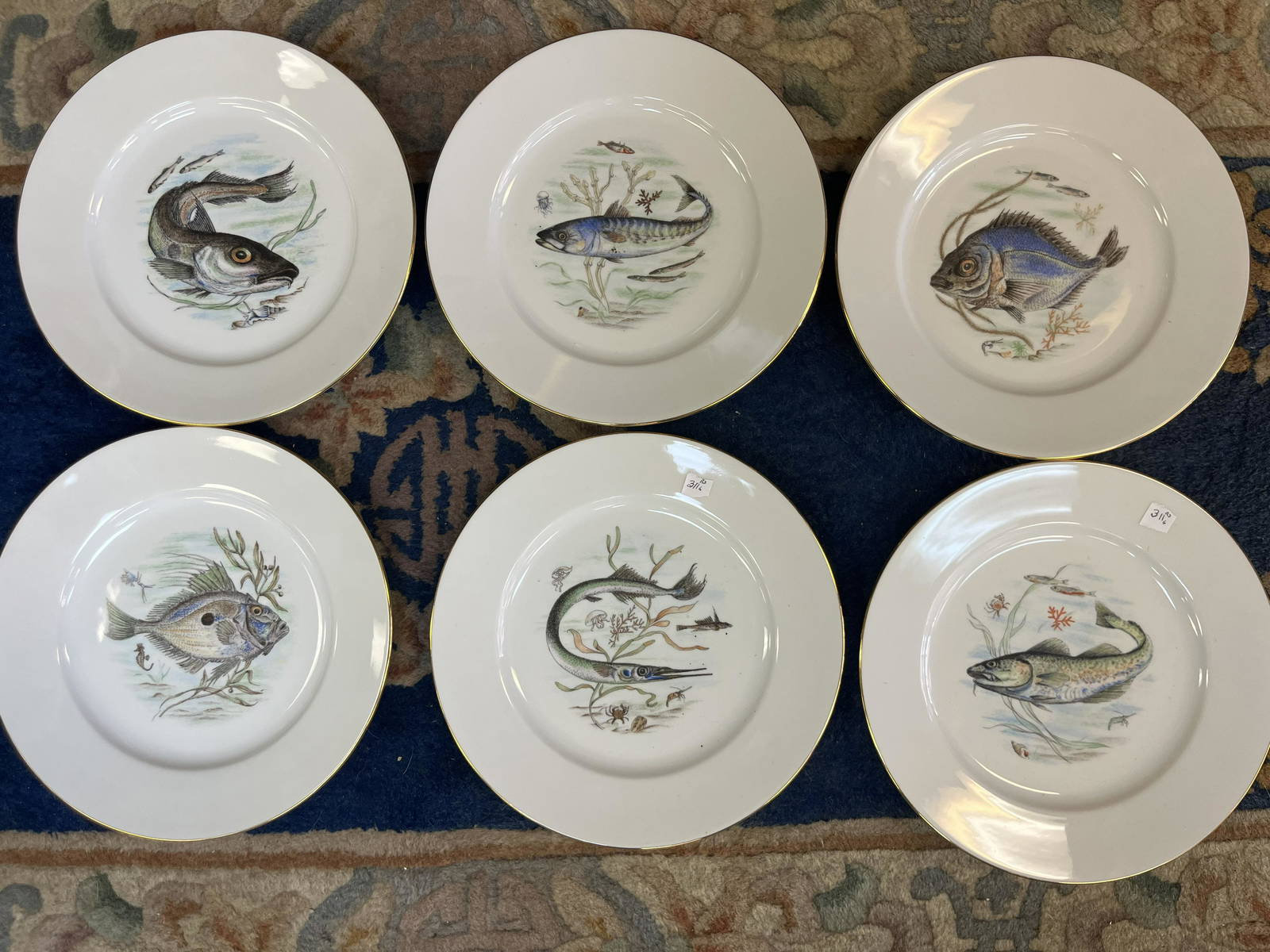 Bavaria Fish Plates (6) Auction