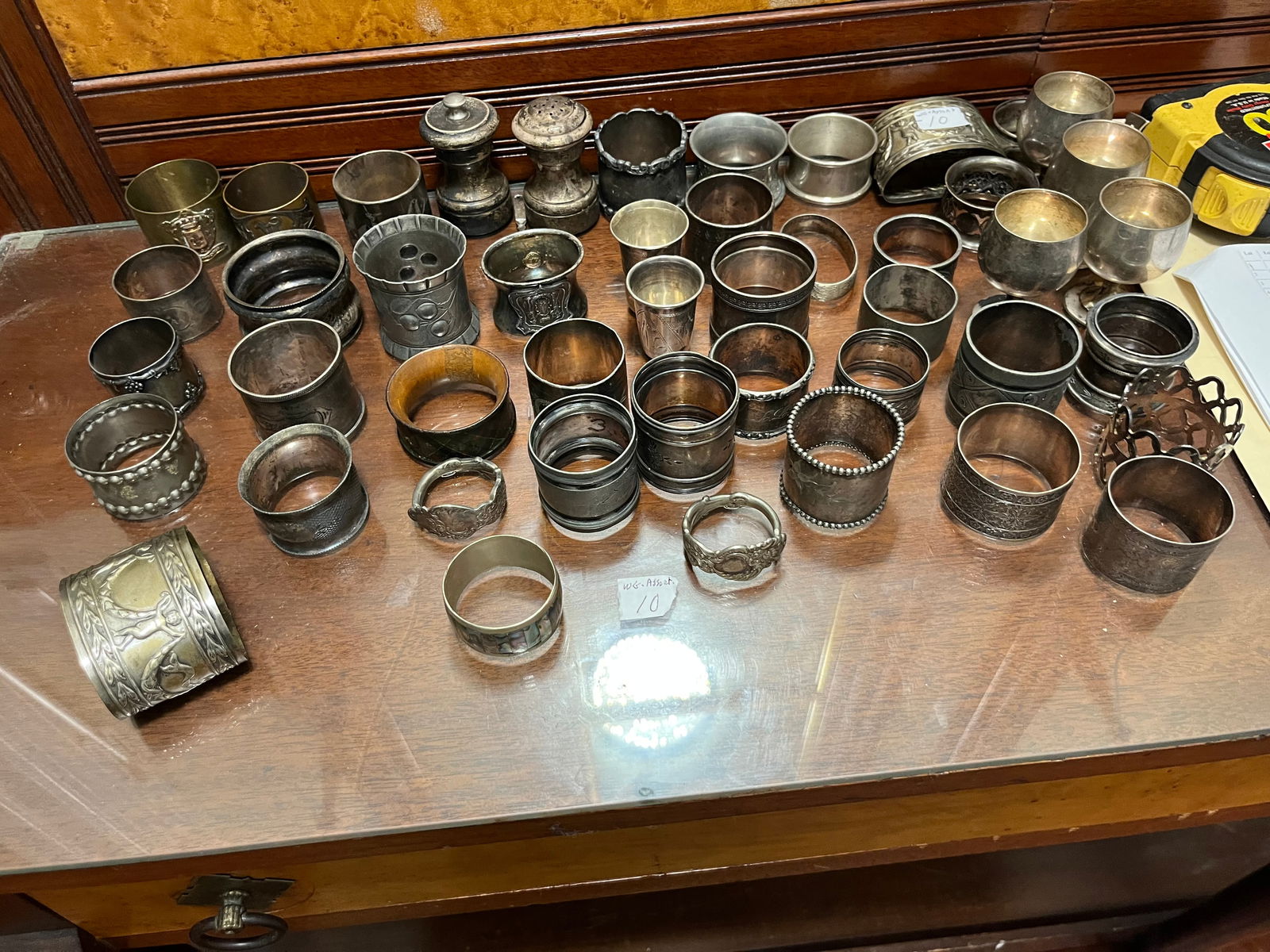 Napkin Ring Assortment: Vintage Assortment of Napkin Ring Holders plusâ€¦