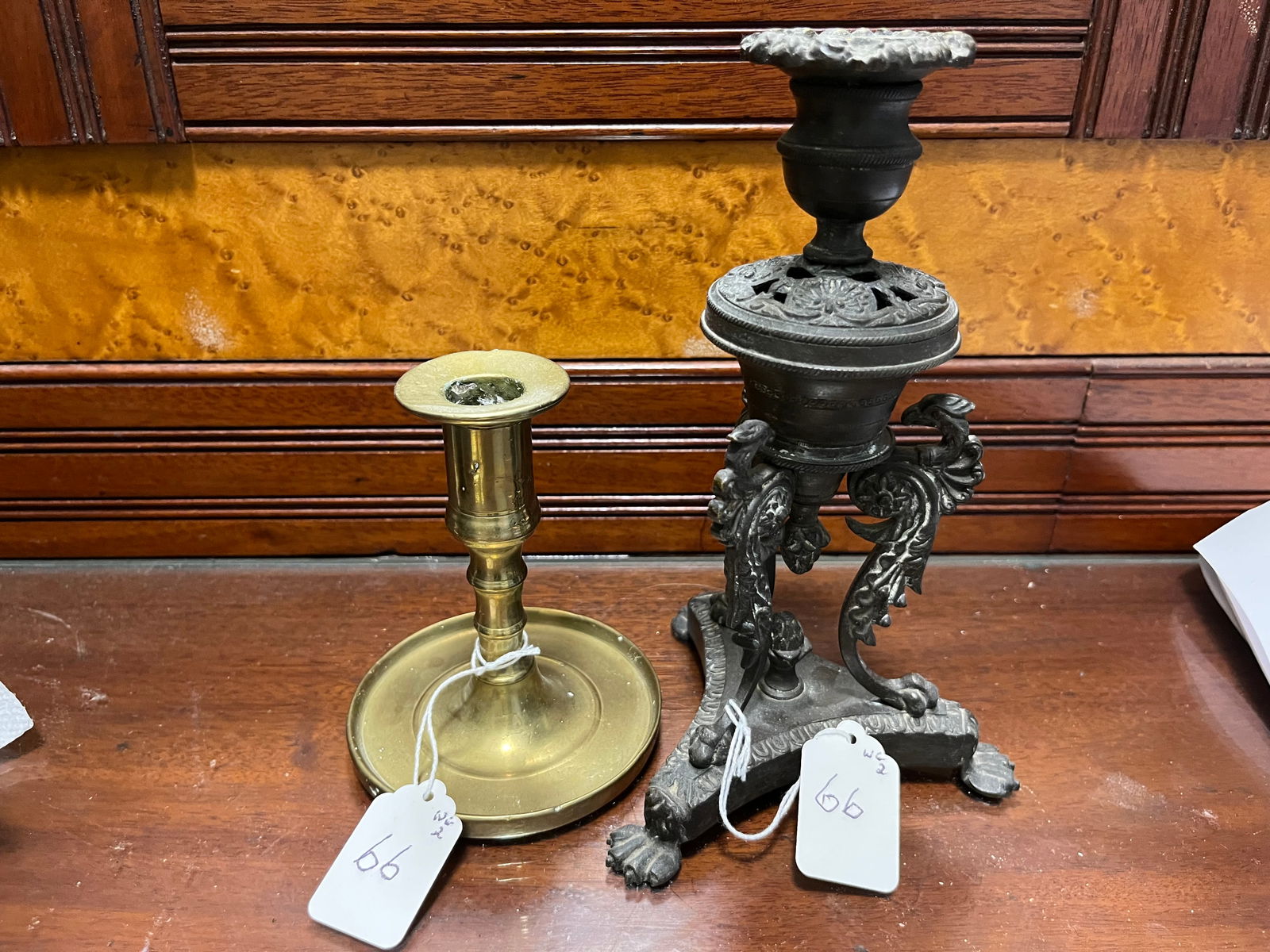 Empire Candle Hld.plus Brass Hld. (1 of 4)