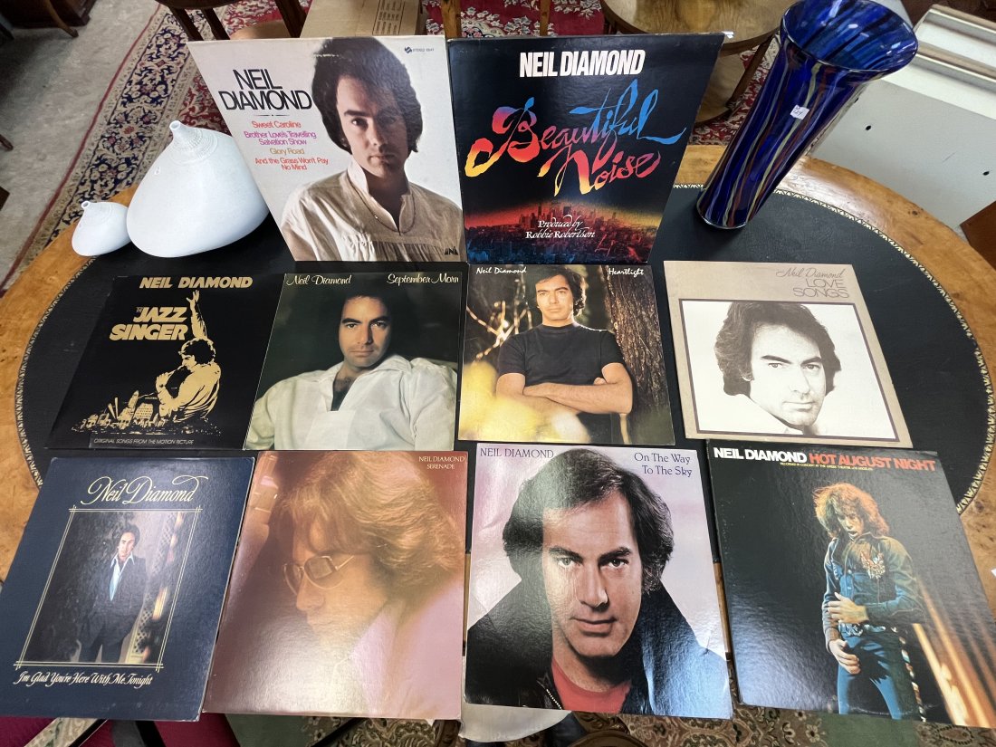 Vinyl Records Barry Manilow & Neil Diamond: Vinyl Records, 10-Neil Diamond & 8-Barry Manilow