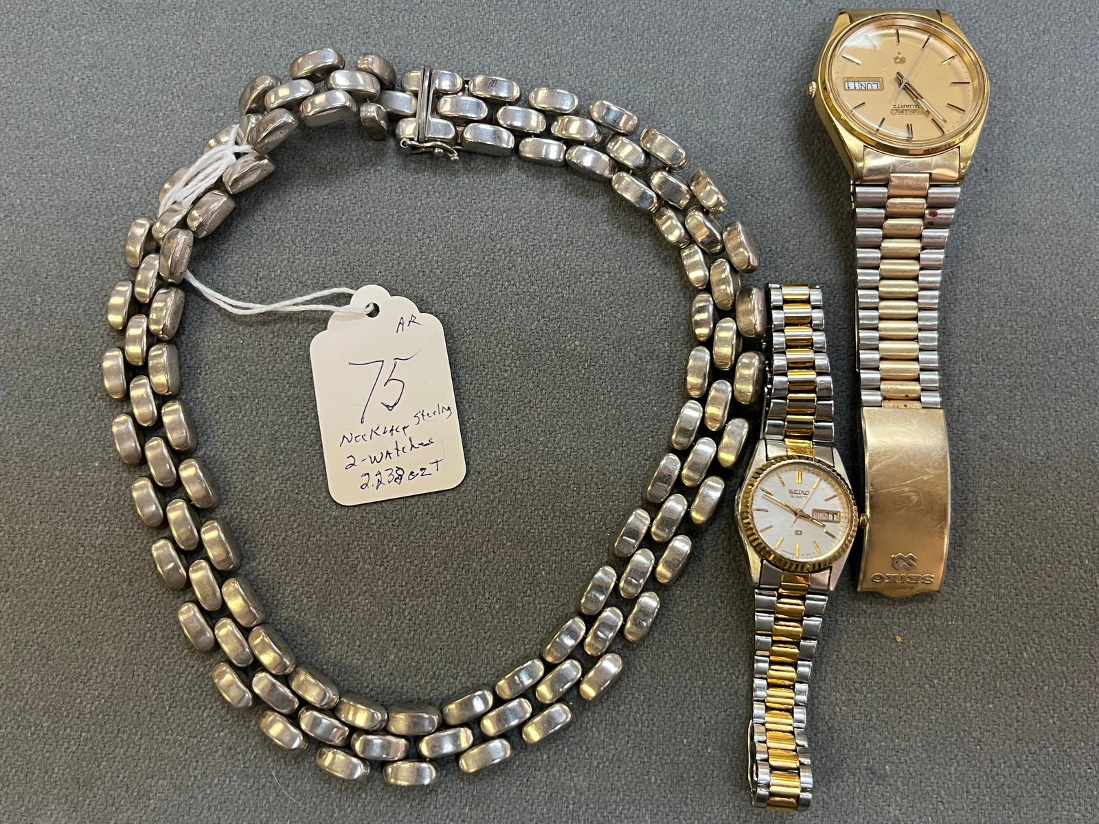 Bag, Sterling Necklace/2-Watches (1 of 4)