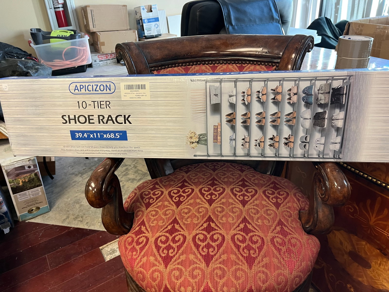 New 10-Tier Shoe Rack: Apicizon 10-Tier Shoe Rack