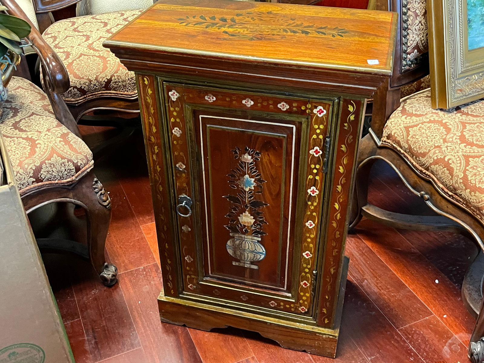 Inlaid Style Storage Cabinet (1 of 3)
