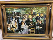 Oil/Canvas'Lg.Gathering in Paris', 96x68