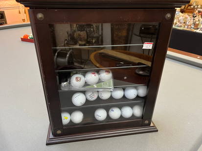 Bombay Golf Ball Display Case: You can showcase your hole in one ball, best game ball etc. I've even put a few balls in to start your collection. by the Bombay Co.