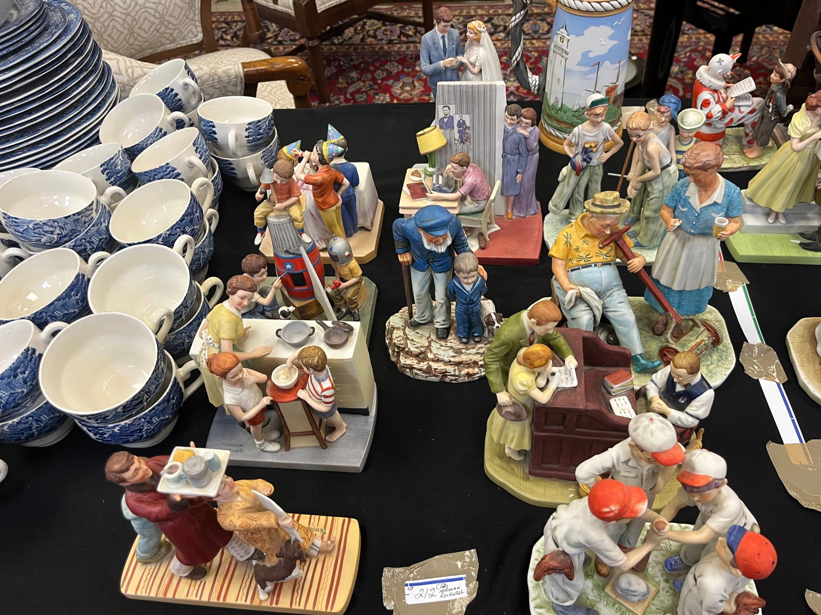 12-Norman Rockwell: 12pcs. From Norman Rockwell Collection