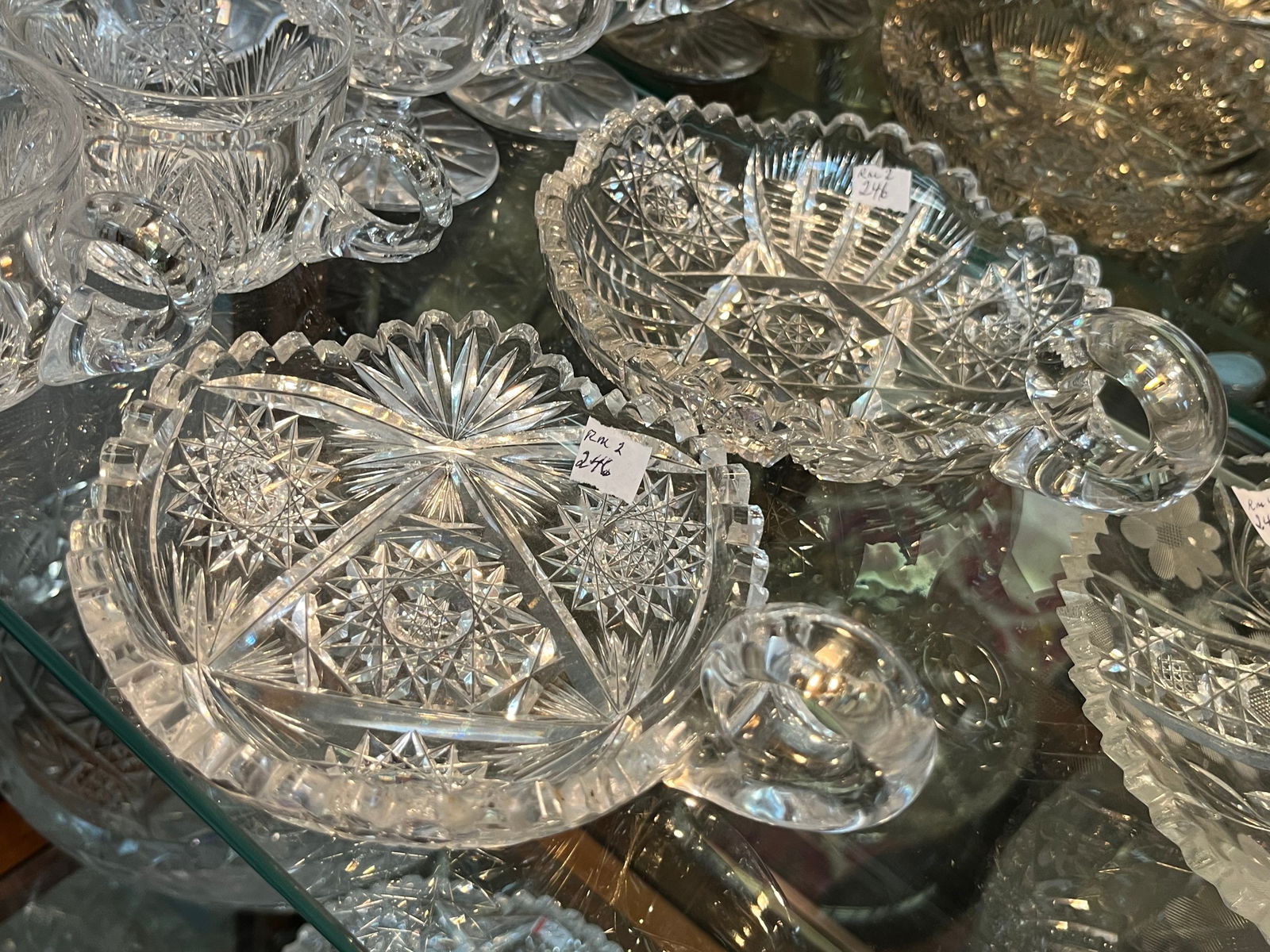 Crystal Nappie Dishes (2) (1 of 3)