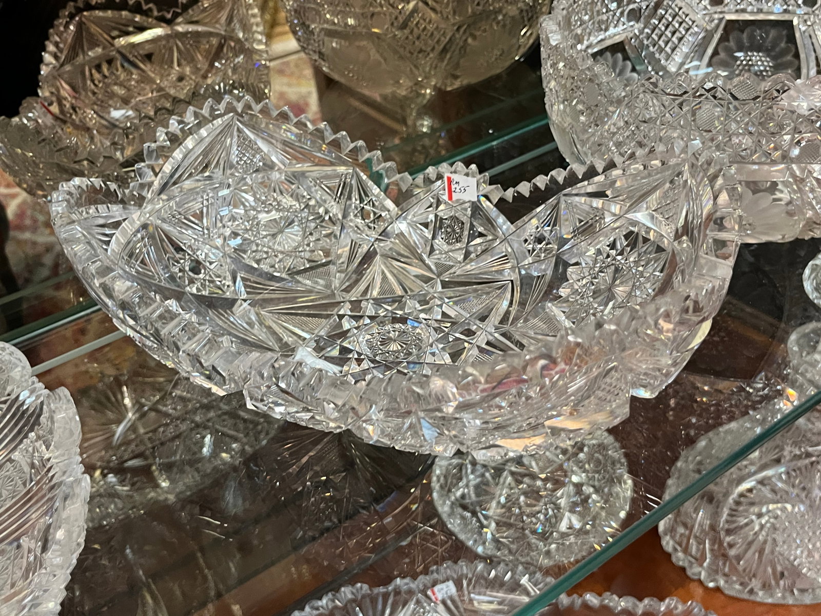 Crystal Oval Bowl: Lead Crystal Oval Bowl, 11 1/4 x 6 3/4 (wt. 4.5lbs)