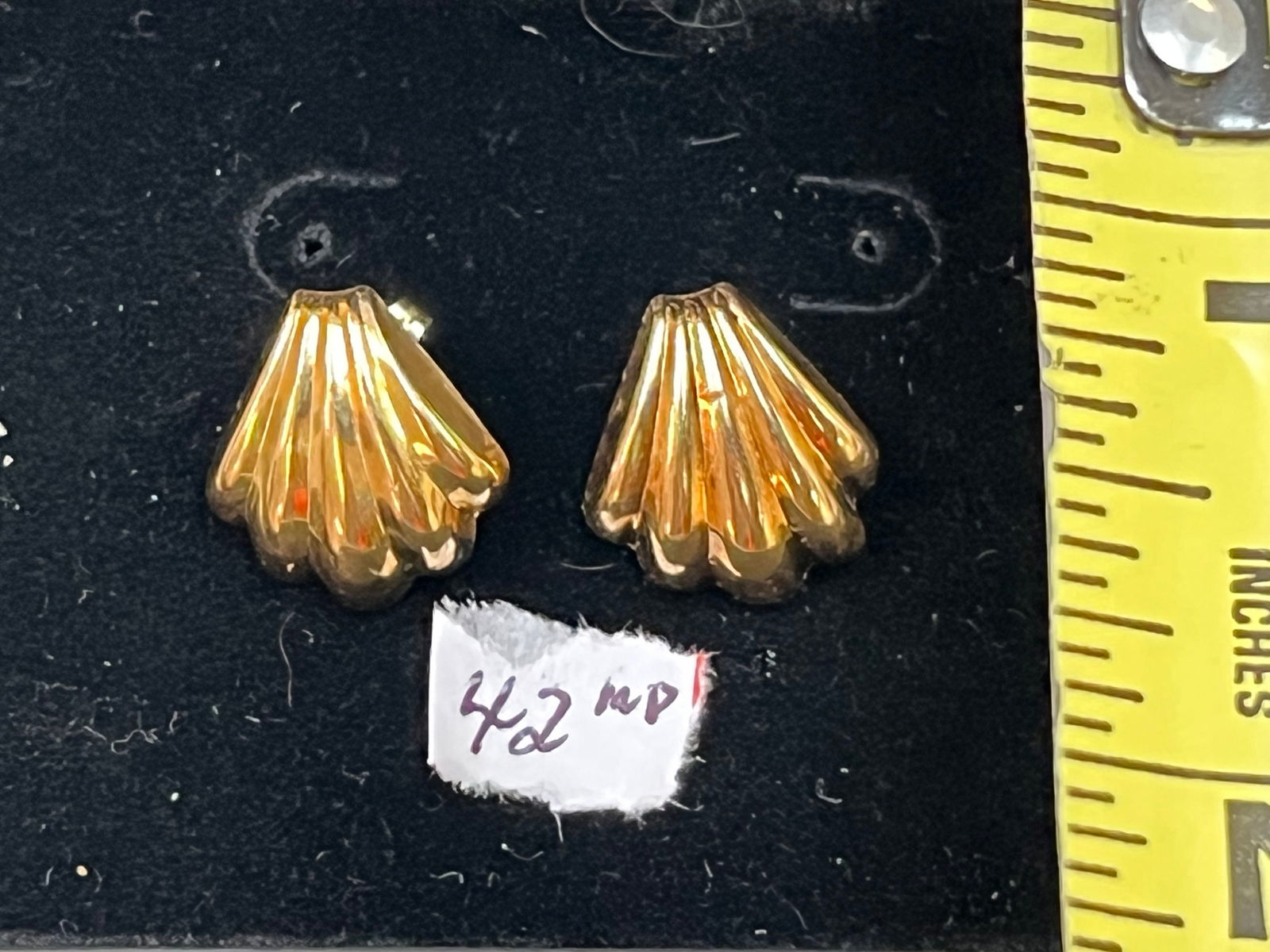 14k Shell Earrings (1 of 2)