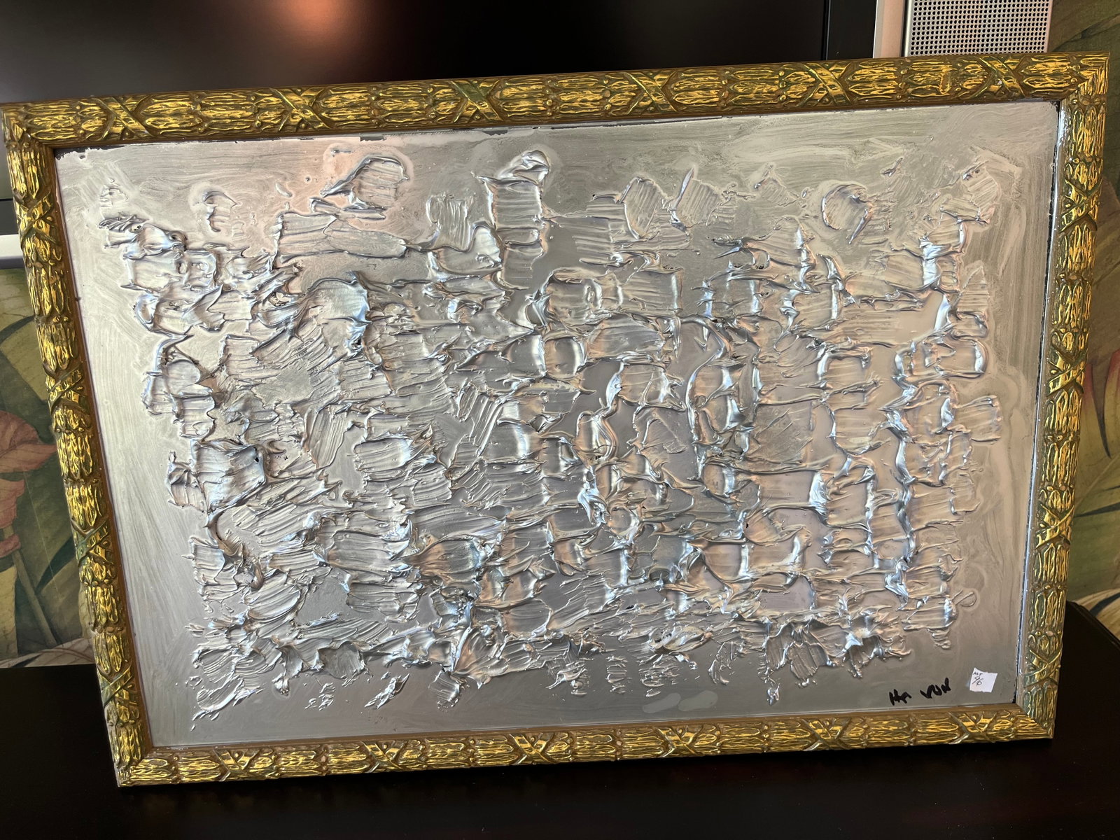Sculptured Alaskan Wall Panel: Sculpture Alaskan Wall Panel signed LR, name on back, 18x26