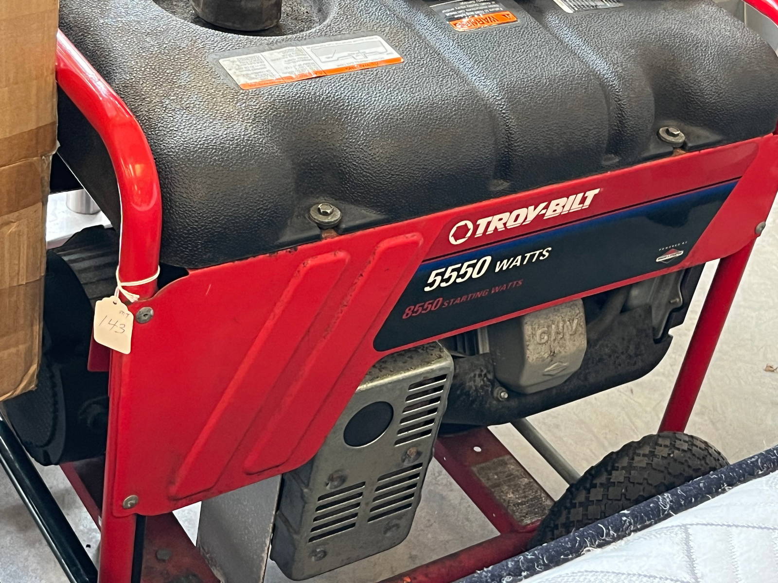 Troybilt Generator Auction