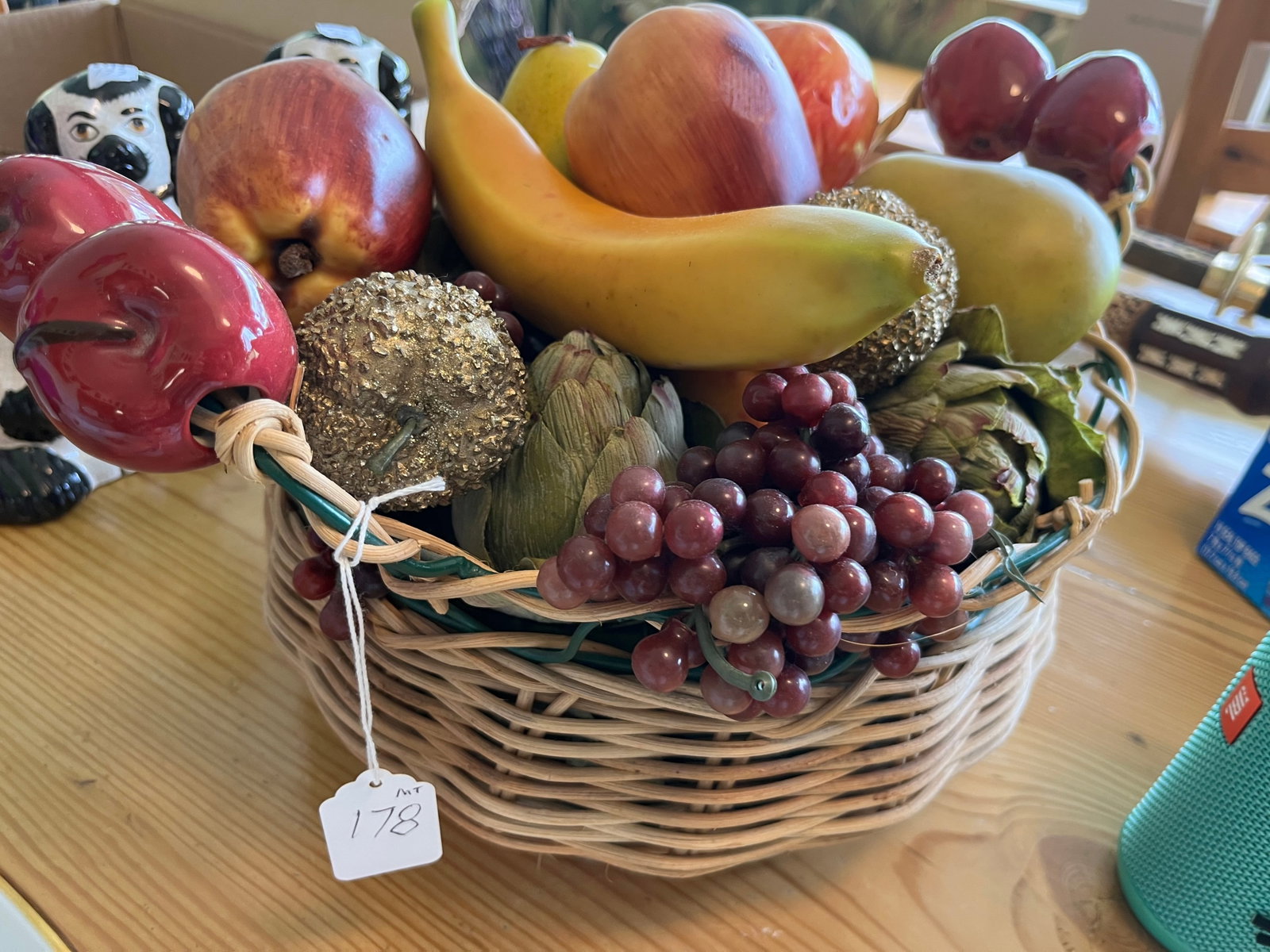 Basket of Fruit: Basket of Plastic Fruit