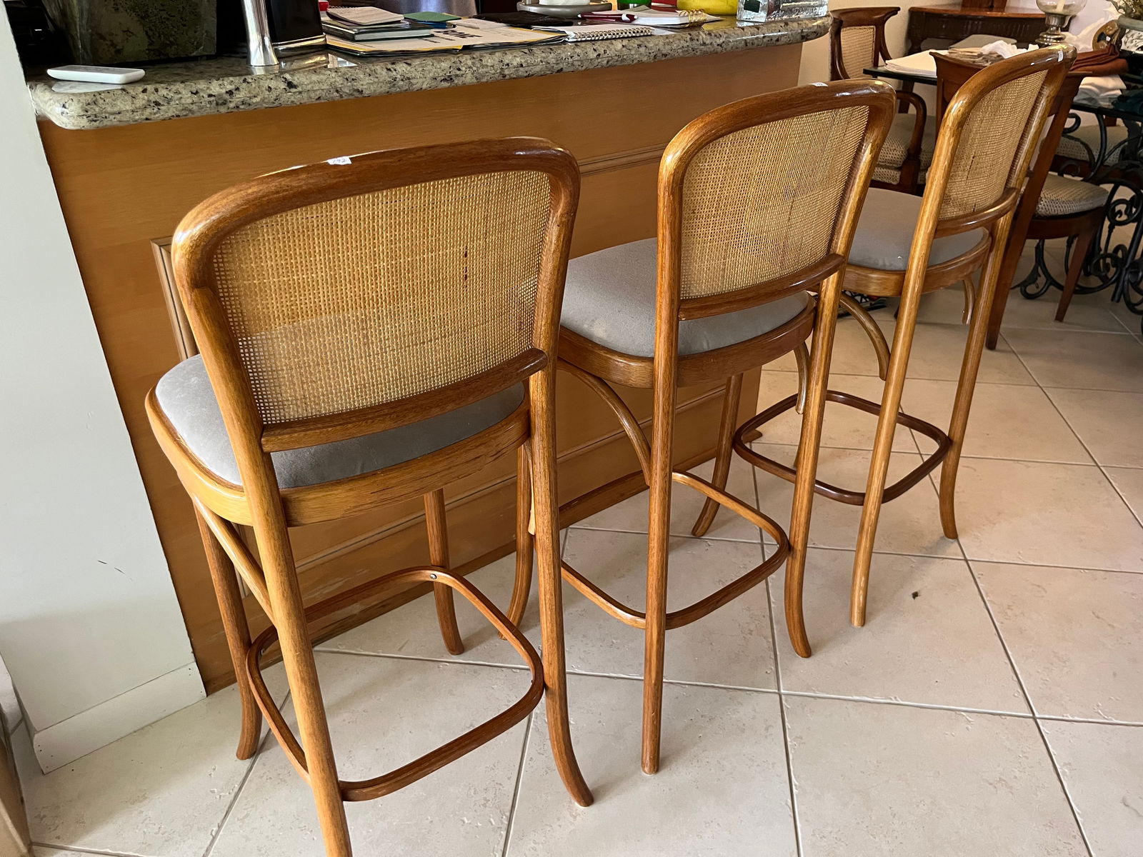 3-Bentwood Bar Stools (1 of 4)