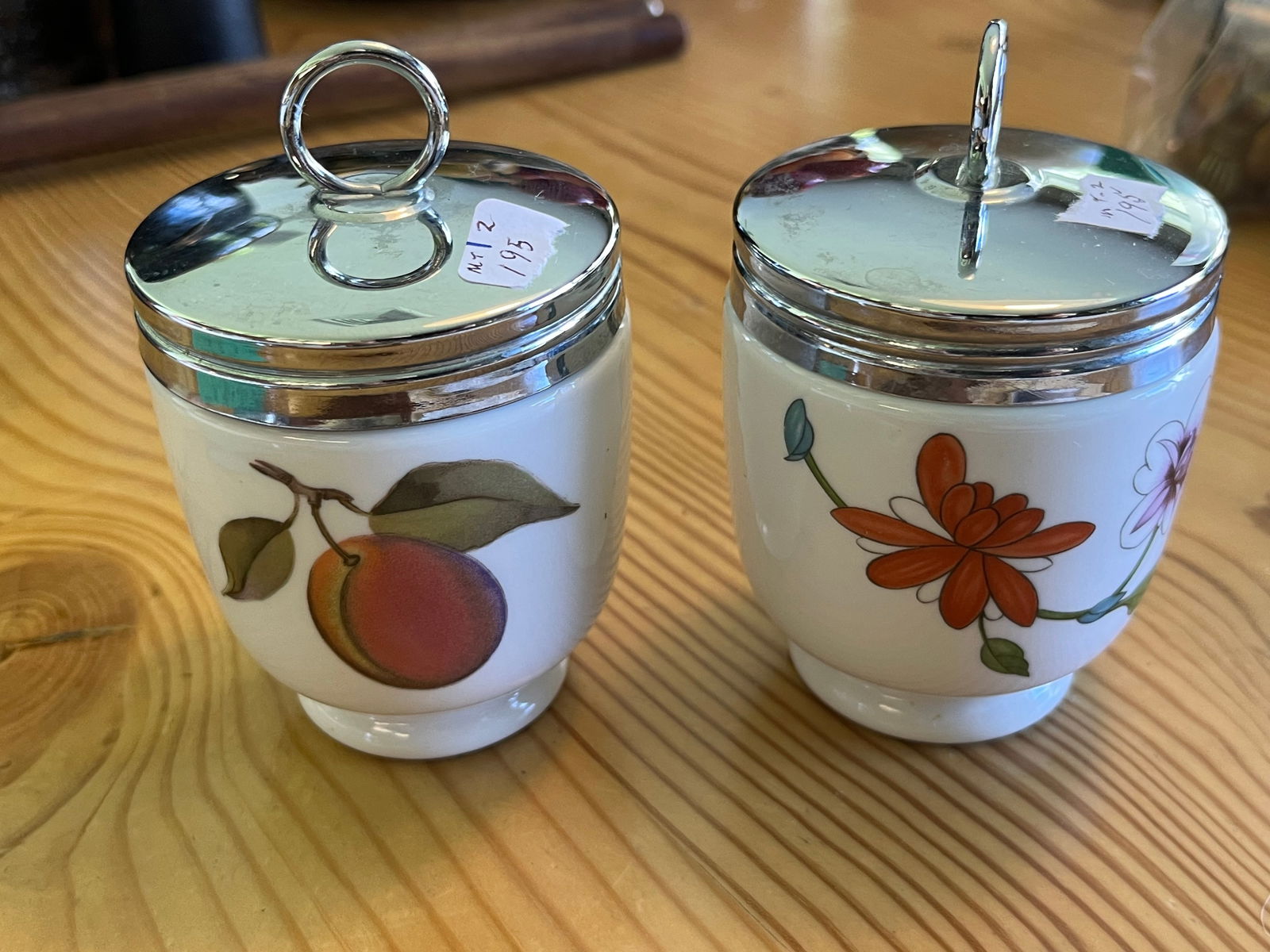 Royal Worcester Egg Coddlers (2) (1 of 3)