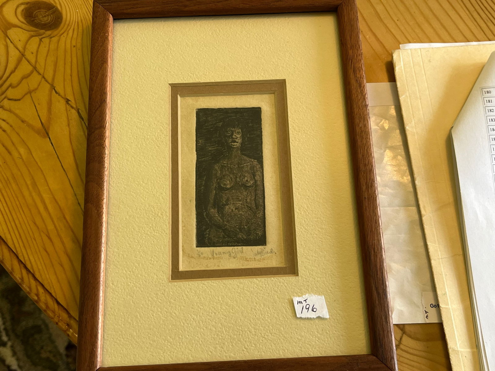 Serigraph 'Young Girl' by Judy Bird (1 of 3)