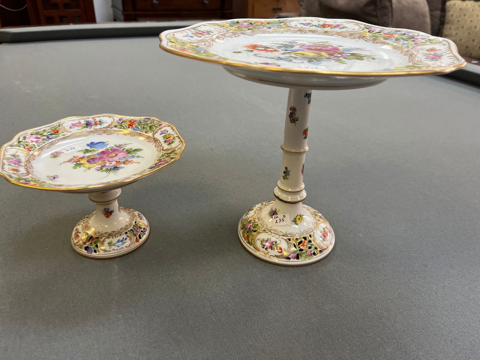 2-19th c. Dresden Compotes (1 of 5)