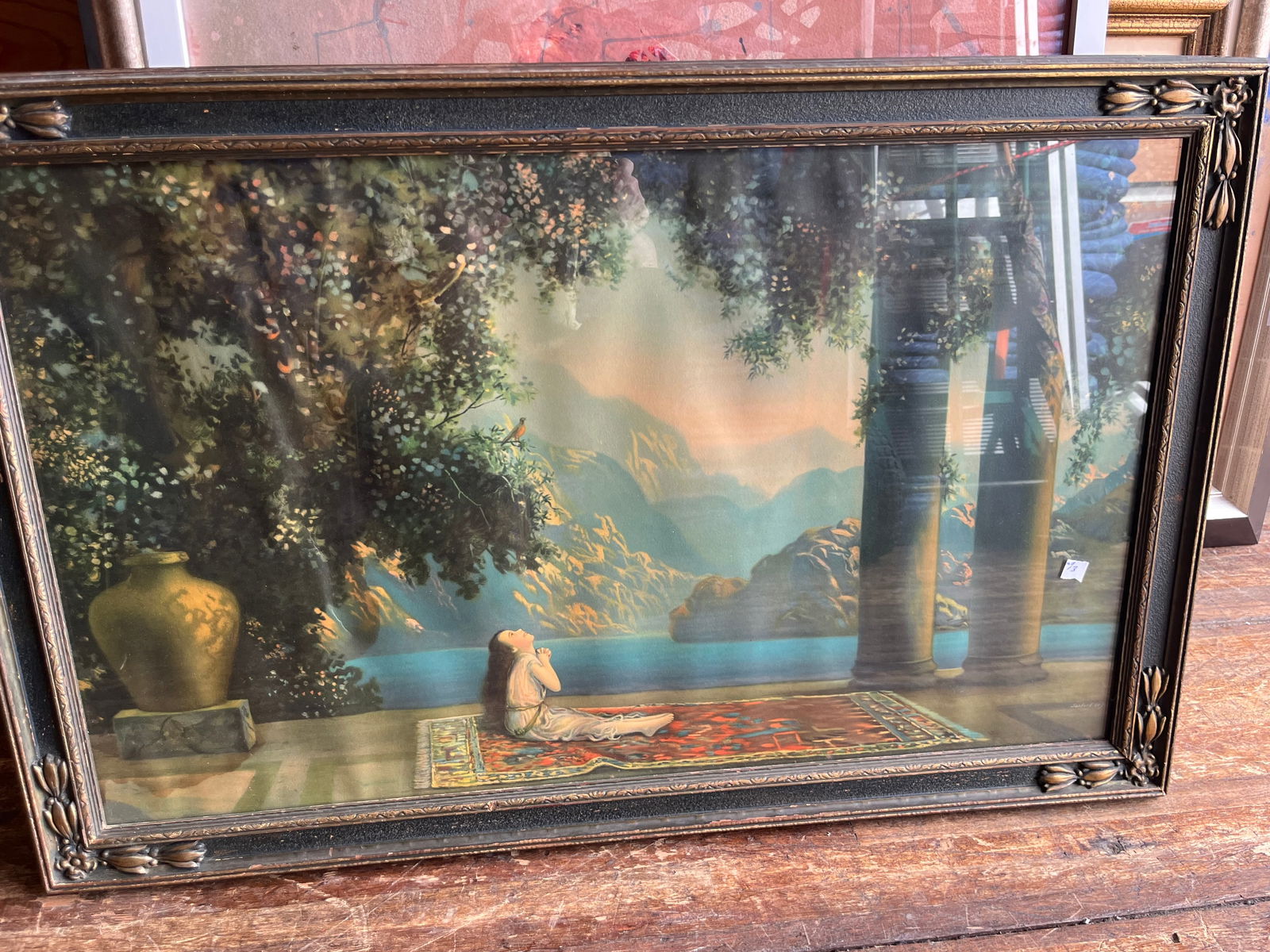 R. Atkinson Fox 'Girl on Red Carpet' (1 of 3)