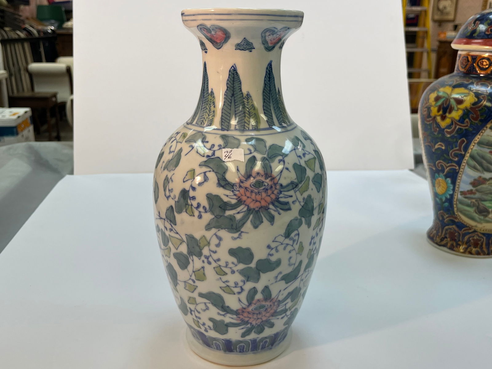Pair Oriental Vases (1 of 3)