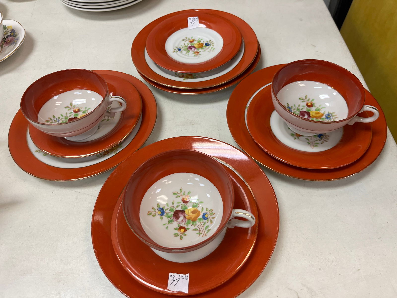 Japanese 4pc. Desert Set (1 of 3)