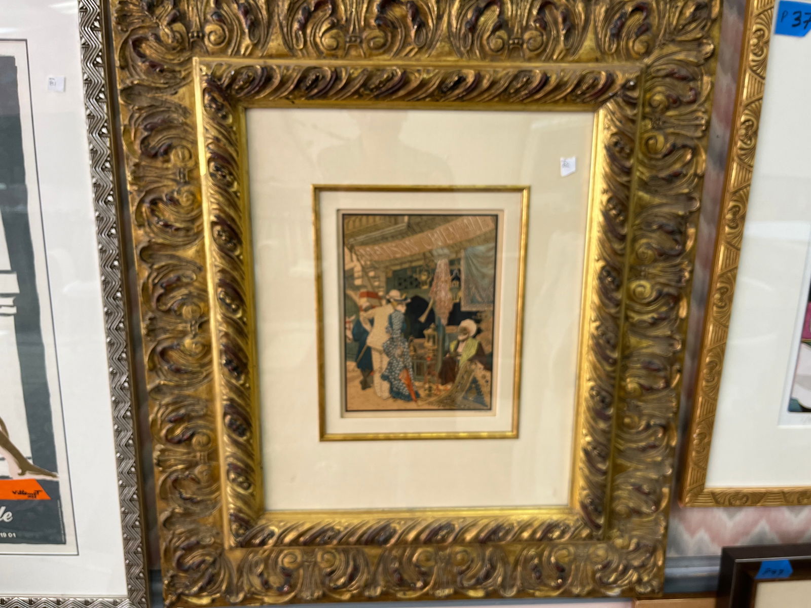 Gold Framed Print 'Appel-Paris (1 of 3)