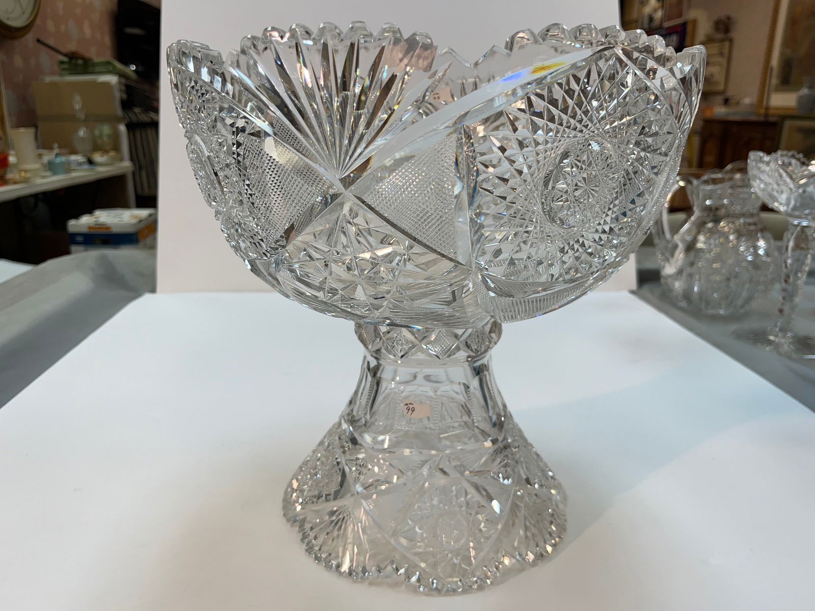Crystal 2pc. Punch Bowl (1 of 6)
