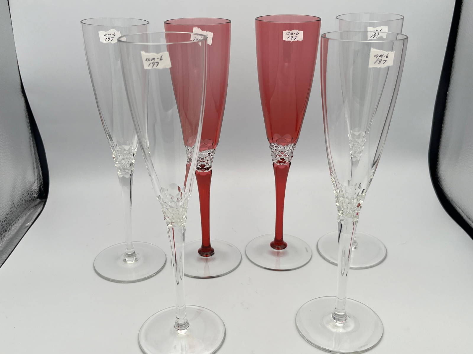 Champagne Flutes (6) Auction