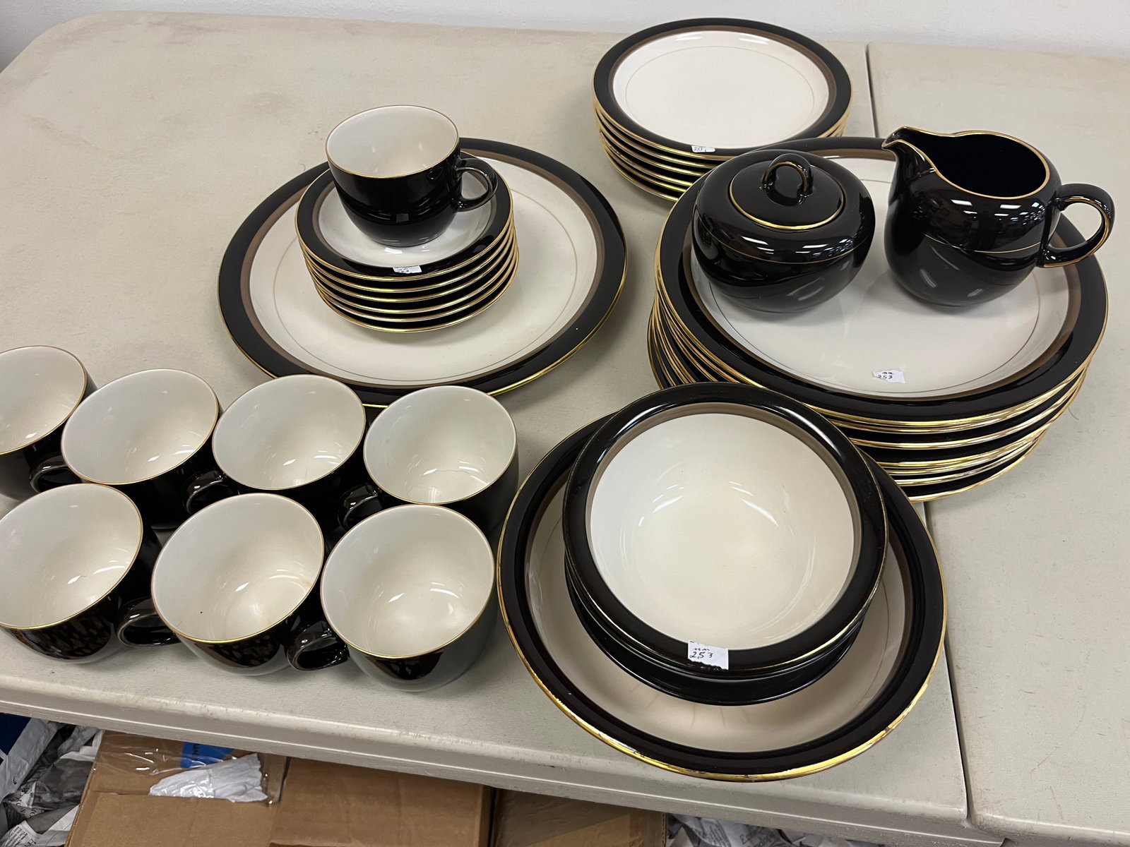 Assortment 'Cappuccino' Dishes: Assortment Mikasa 'Cappuccino' Dishes