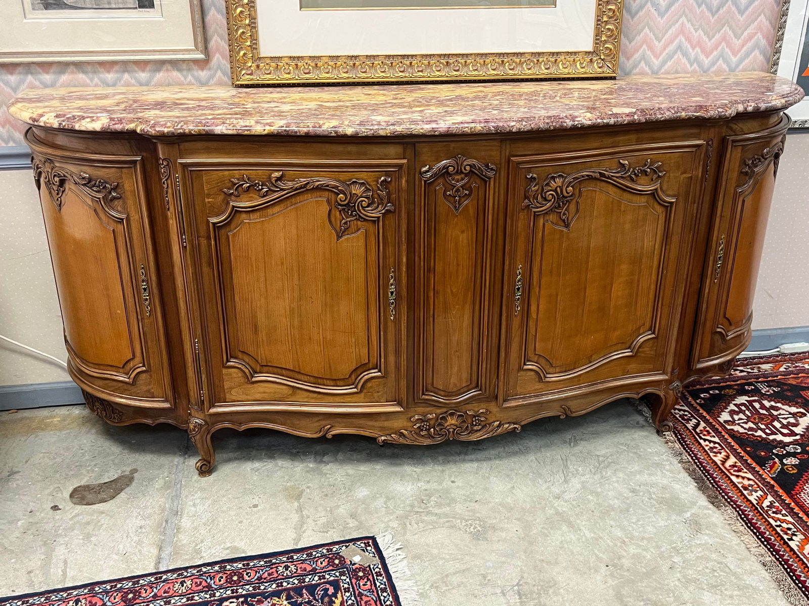 French Louis XV Rocco Sideboard (1 of 9)