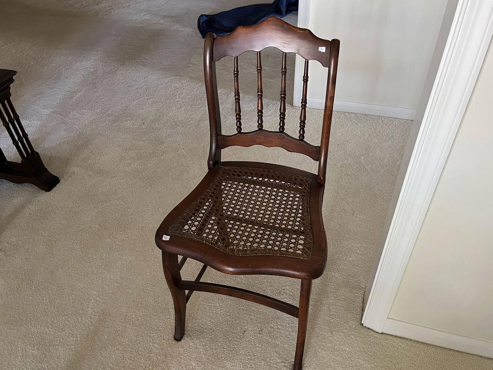 Walnut Spindle Back Chair (1 of 3)