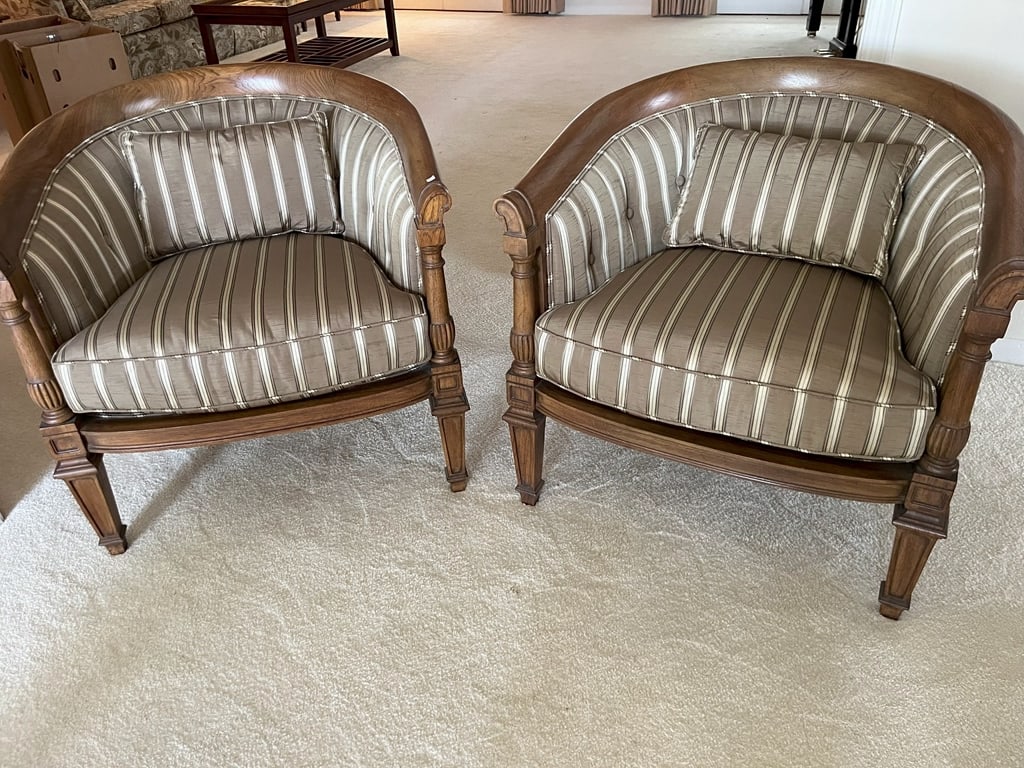 Pair Tub Chairs (1 of 6)