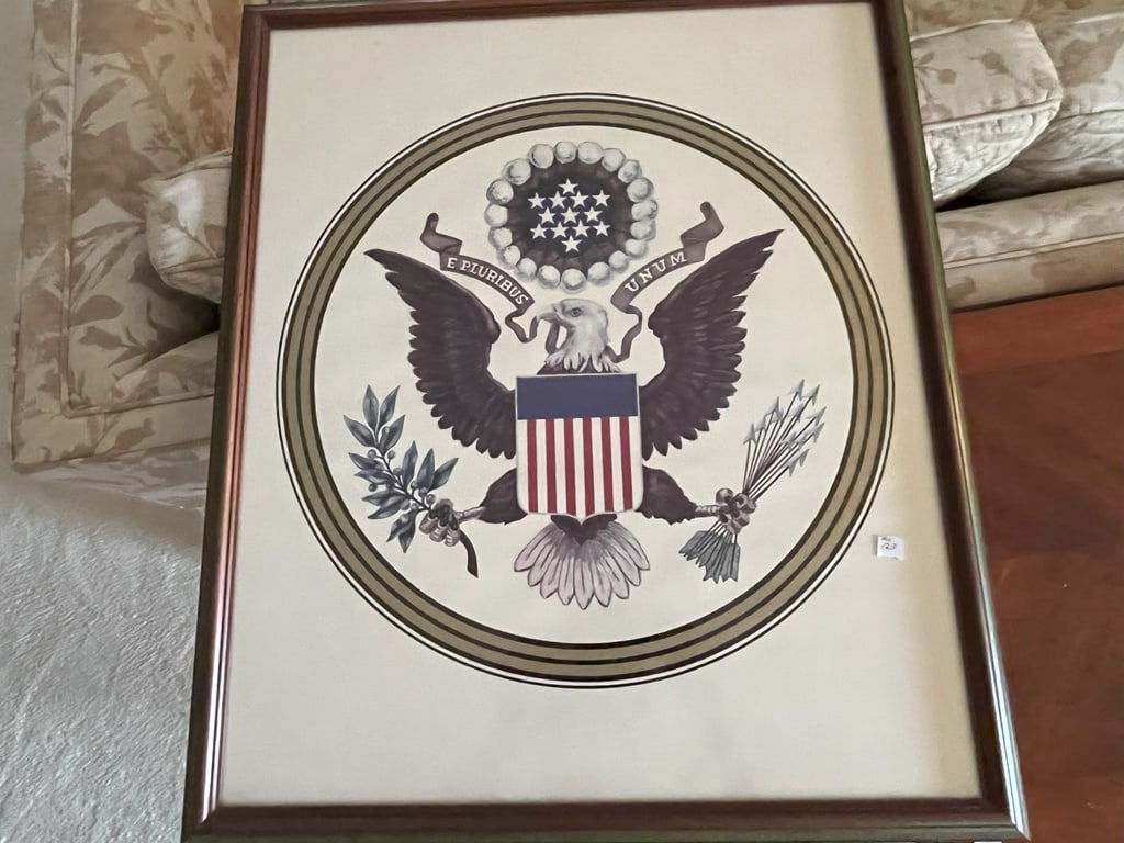 Print 'Eagle & Flag' (1 of 1)