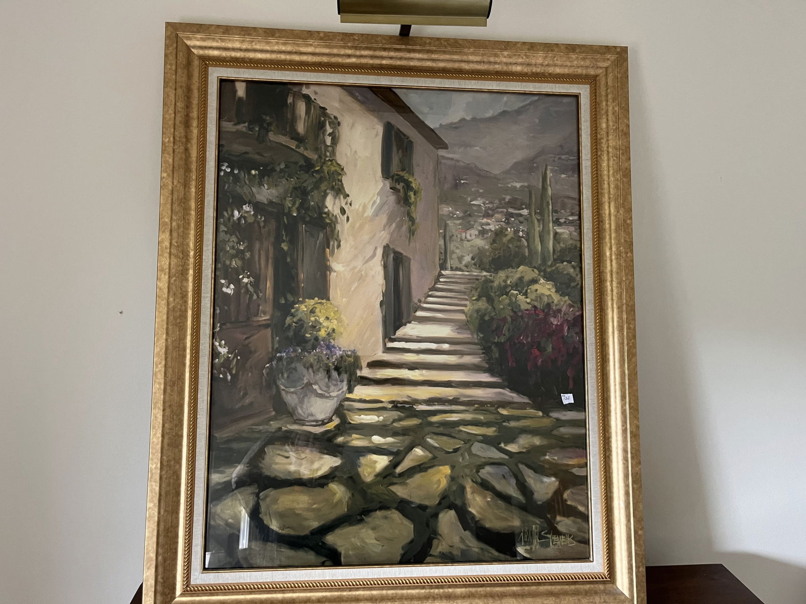 Gd.Frame Print 'Stairs in Courtyard' (1 of 1)