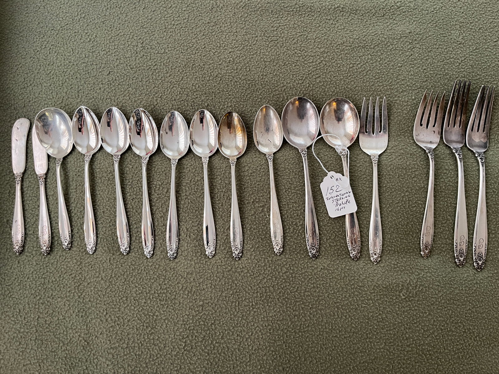 Sterling Flatware (16pcs): International Sterling, "Prelude" 16pcs