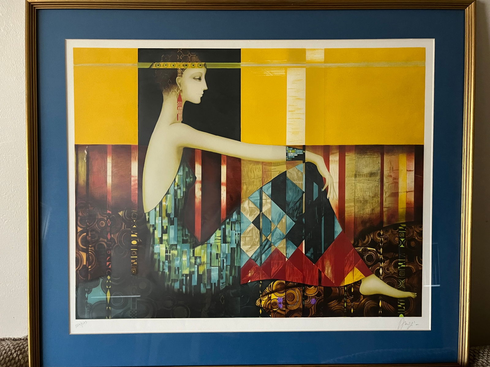 Litho 'Abstract Lady' (1 of 3)