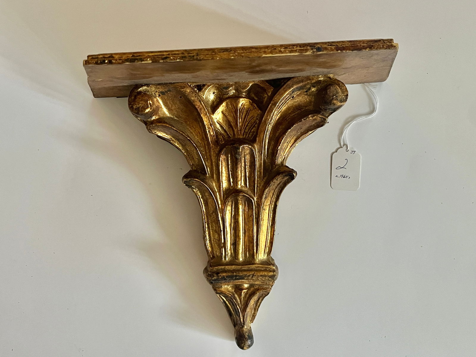 Gold Gilt Wood Wall Sconce (1 of 6)