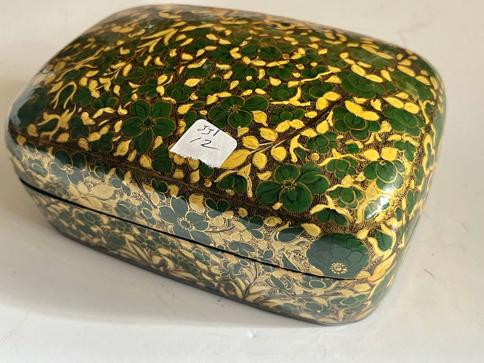 Asian Blk. Lacquer  Jewelry Box (1 of 5)