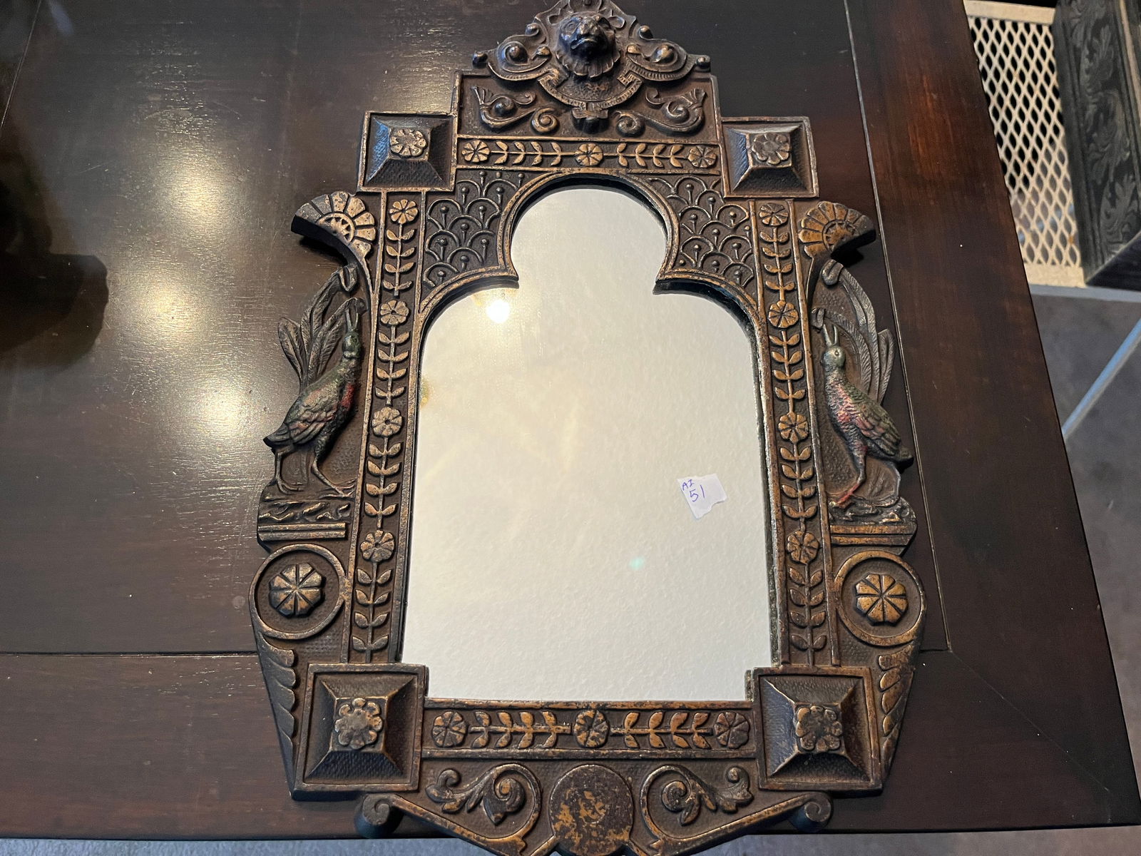 Metal Frame Wall Mirror (1 of 3)