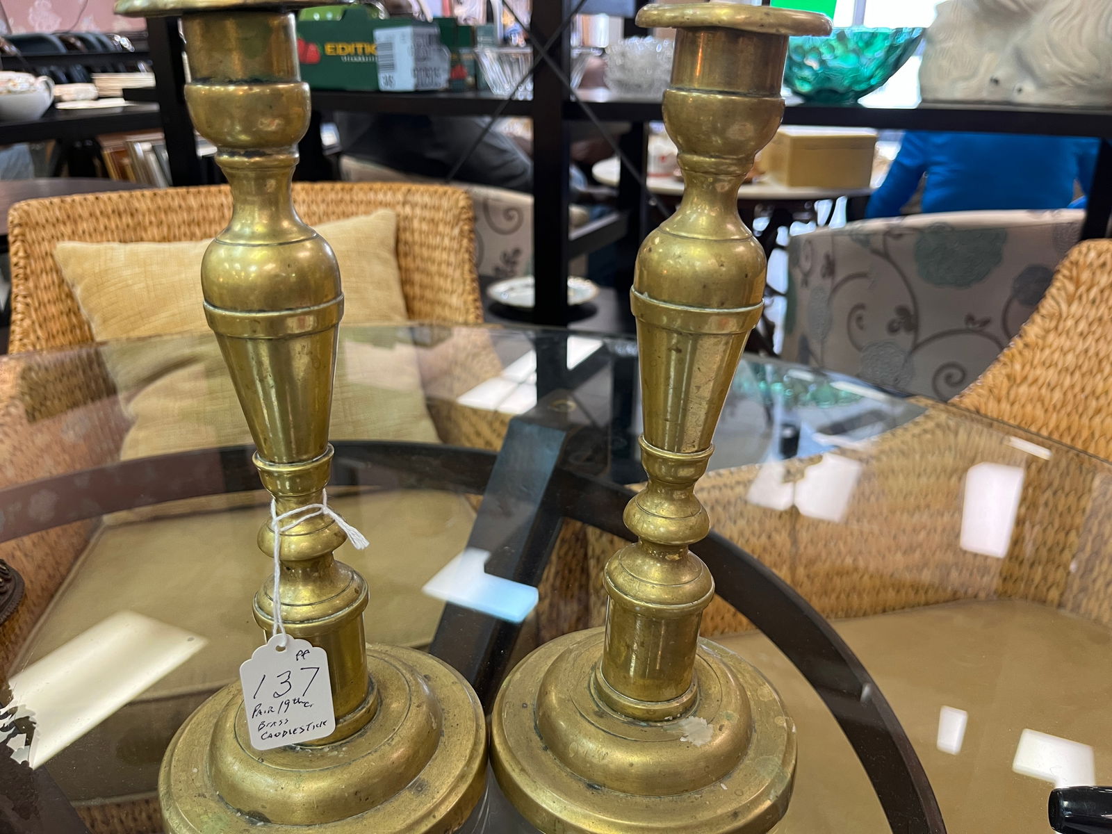 Brass Candle Sticks (1 of 3)