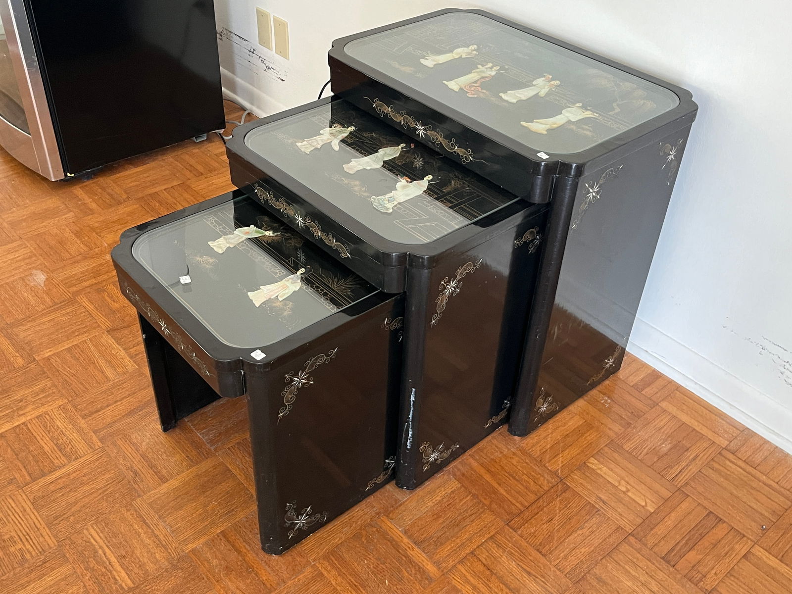 Nest of 3-Japanese Tables (1 of 5)